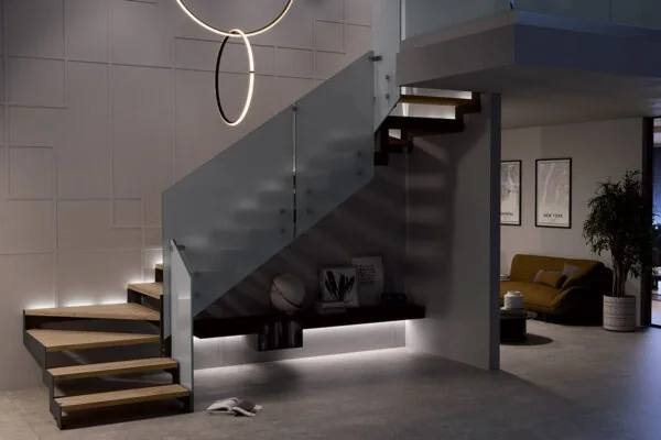 Scala con illuminazione LED Mobirolo — Griego Porte